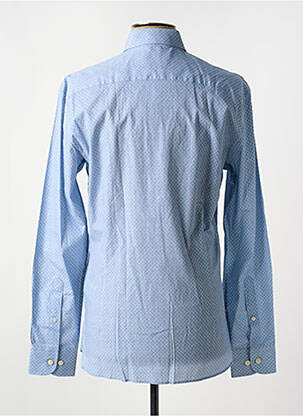 Chemise manches longues imprimé fantaisie bleu HACKETT homme