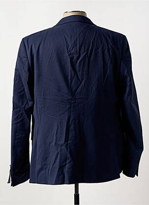 Blazer coupe cintrée bleu AZZARO homme