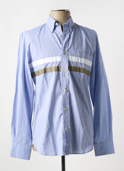 Chemise manches longues bleu FACONNABLE pour homme