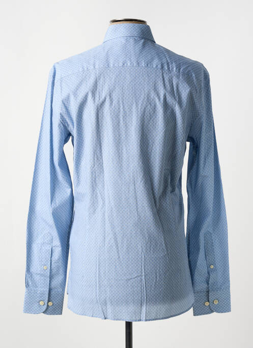 Chemise manches longues bleu HACKETT pour homme