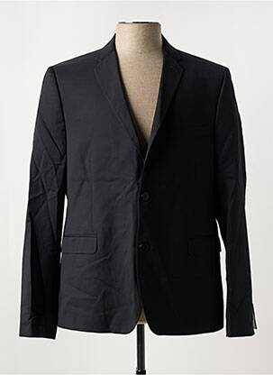 Blazer finition intérieure doublure imprimée noir AZZARO homme