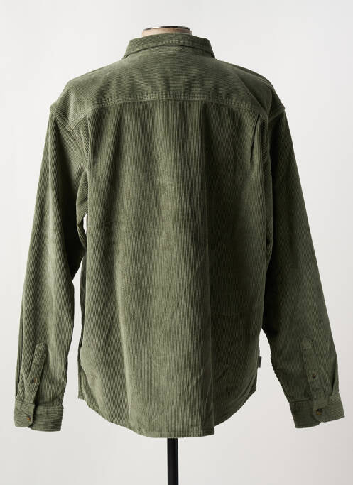 Chemise manches longues vert ELEMENT pour homme