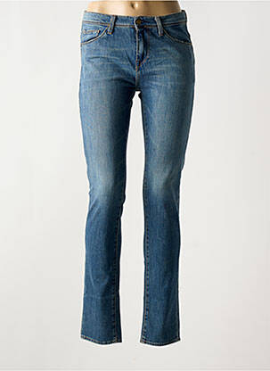 Jeans coupe slim tissage brut taille normale bleu ACQUAVERDE femme