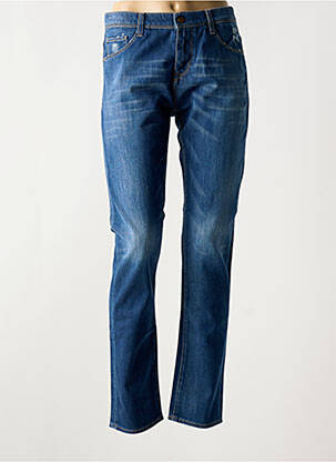 Jeans coupe slim stretch taille normale bleu ACQUAVERDE femme