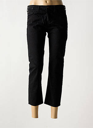 Jeans coupe slim tissage brut taille normale noir ACQUAVERDE femme