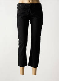 Jeans coupe slim tissage brut taille normale noir ACQUAVERDE femme