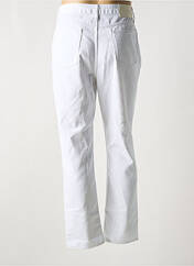 Jeans coupe droite blanc BELLEROSE pour homme seconde vue