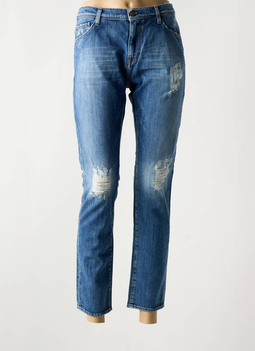 Jeans coupe slim bleu ACQUAVERDE pour femme