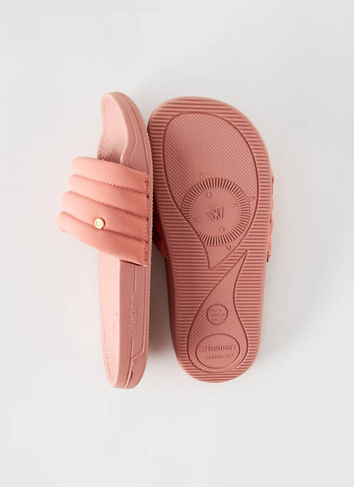 Mules/Sabots rose ISOTONER pour femme