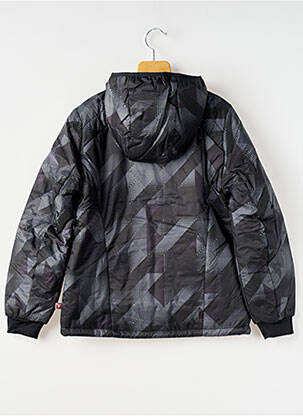Doudoune coupe droite a capuche noir ZIENER enfant