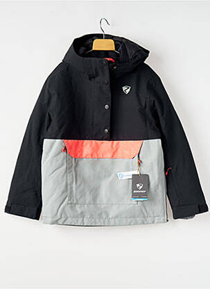 Parka poches a capuche noir ZIENER enfant
