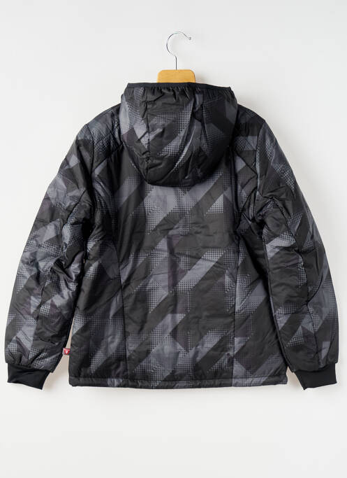 Doudoune coupe droite a capuche noir ZIENER enfant