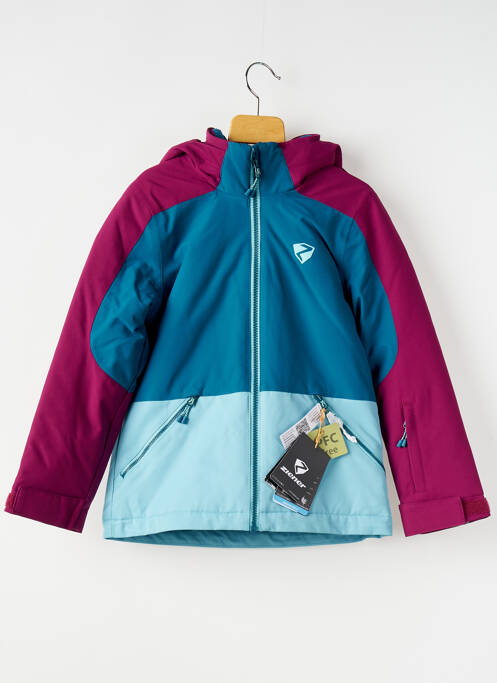 Parka poches a capuche bleu ZIENER enfant