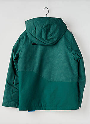 Doudoune tissage imperméable a capuche vert ZIENER garçon