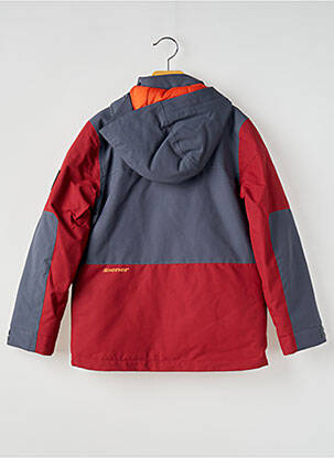 Doudoune coupe droite a capuche rouge ZIENER enfant
