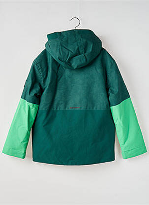Doudoune coupe droite a capuche vert ZIENER enfant