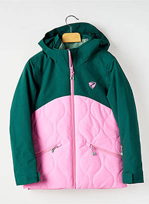 Doudoune poches a capuche rose ZIENER fille