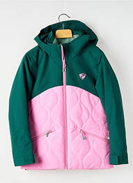 Doudoune manches longues a capuche rose ZIENER fille
