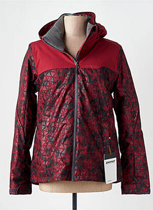 Parka sport ski a capuche rouge ZIENER femme
