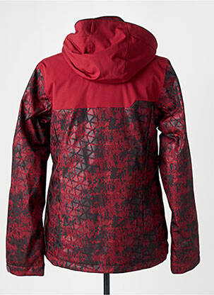 Parka sport ski a capuche rouge ZIENER femme