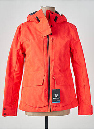 Parka sport ski a capuche orange ZIENER femme