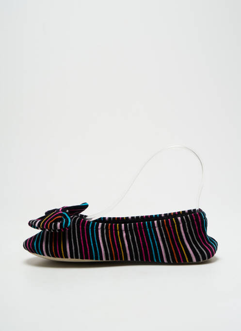 Chaussons/Pantoufles noir ISOTONER pour femme