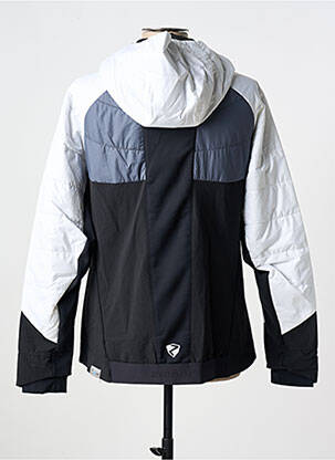 Doudoune manches longues a capuche gris ZIENER femme