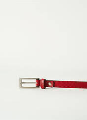 Ceinture rouge JL FOURES pour femme seconde vue