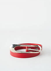Ceinture rouge PHILIPPE SERRES pour femme seconde vue