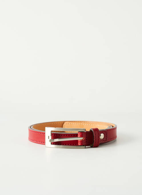 Ceinture rouge JL FOURES pour femme