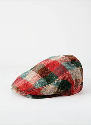 Casquette imprimé carreaux rouge DERBY SPORT homme