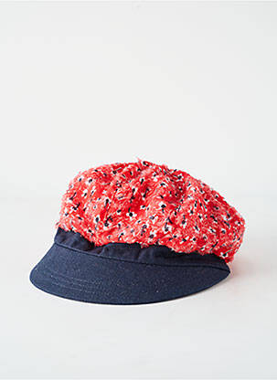 Casquette imprimé fantaisie rouge TAFFTA femme