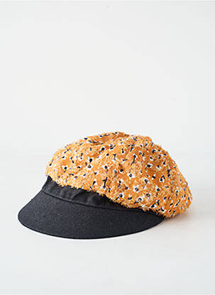 Casquette imprimé fantaisie jaune TAFFTA femme