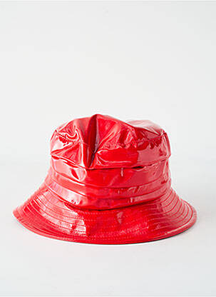 Chapeau forme bob rouge M BY FLECHET femme