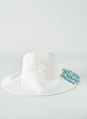 Chapeau blanc TAFFTA pour femme seconde vue