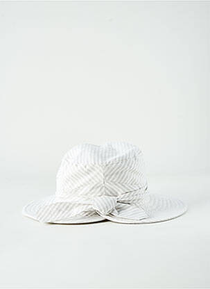 Chapeau tissage popeline gris TAFFTA femme