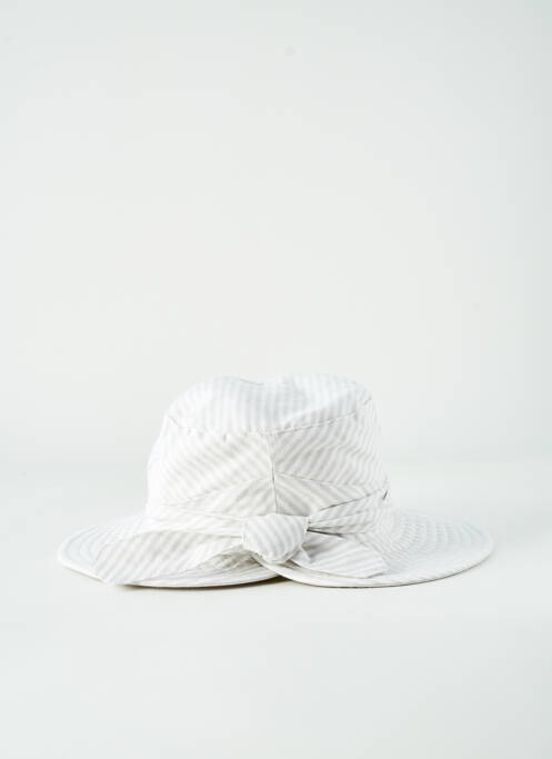 Chapeau tissage popeline gris TAFFTA femme