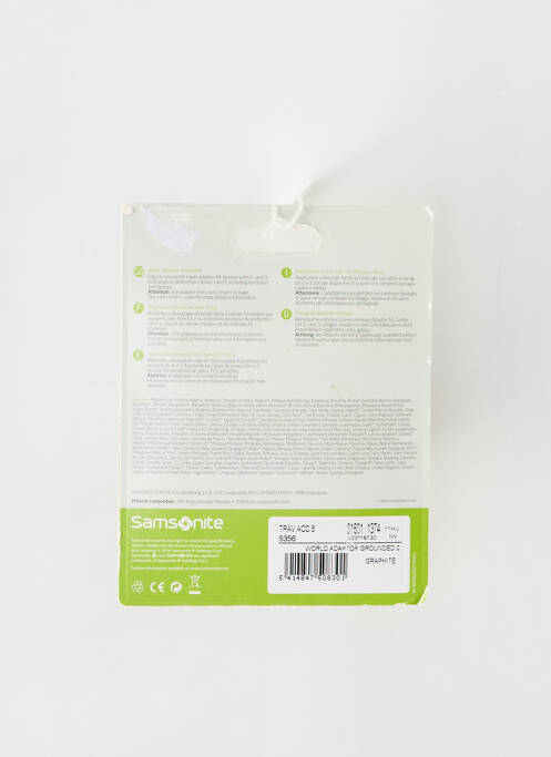 Divers maison gris SAMSONITE pour unisexe