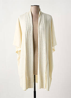 Gilet manches longues manches 3/4 beige HEINE femme