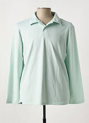 Polo manches longues manches longues vert SOWAY homme
