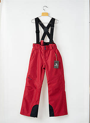 Salopette coupe droite fines bretelles rouge ZIENER enfant