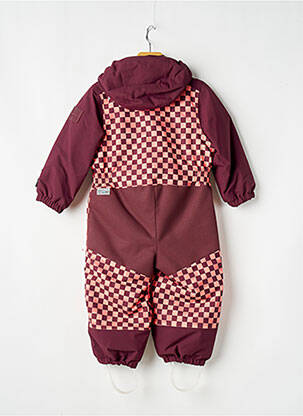 Combi-pantalon tissage popeline manches longues violet ZIENER enfant