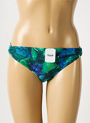 Bas de maillot de bain imprimé fantaisie culotte vert AUBADE femme