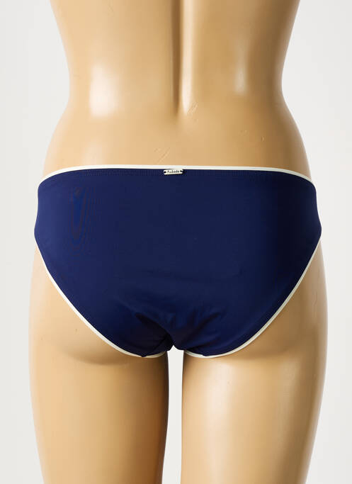 Bas de maillot de bain effet matière satinée culotte bleu AUBADE femme