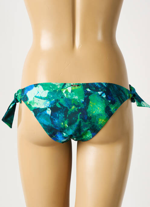 Bas de maillot de bain imprimé fantaisie bikini bleu AUBADE femme