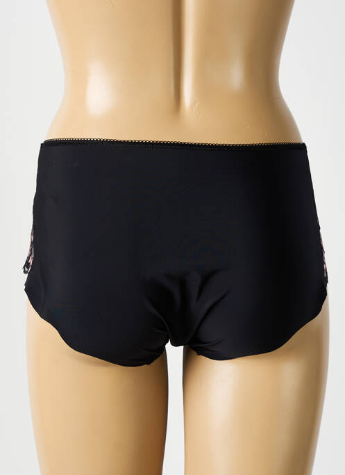 Shorty tissage satiné noir FANTASIE femme