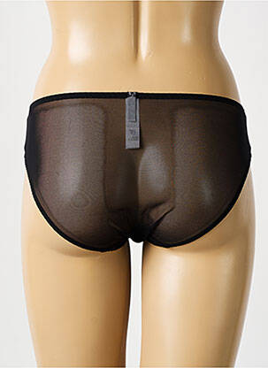 Culotte effet matière satinée noir BARBARA femme