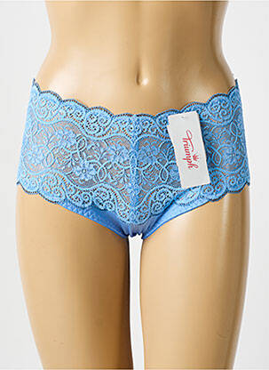Shorty tissage satiné bleu TRIUMPH femme