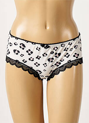 Shorty tissage satiné blanc VANITY FAIR femme