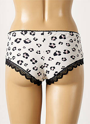 Shorty tissage satiné blanc VANITY FAIR femme